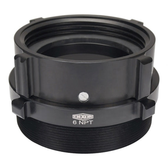 N54-45F60T Dixon Aluminum Female Swivel x Male Rigid Adapter - Style N54 - Rocker Lug - 4-1/2" Female NST(NH) x 6" Male NPT