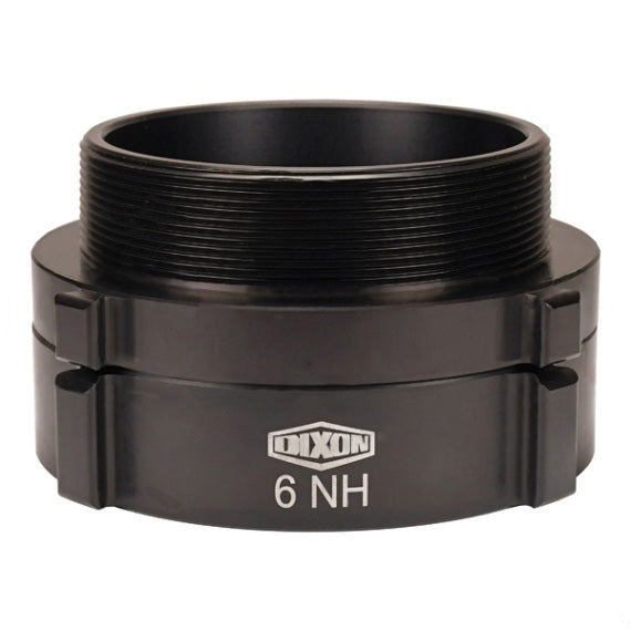 N54-60F60T Dixon Aluminum Female Swivel x Male Rigid Adapter - Style N54 - Rocker Lug - 6" Female NST(NH) x 6" Male NPT - Old Part #: ASM60F60T