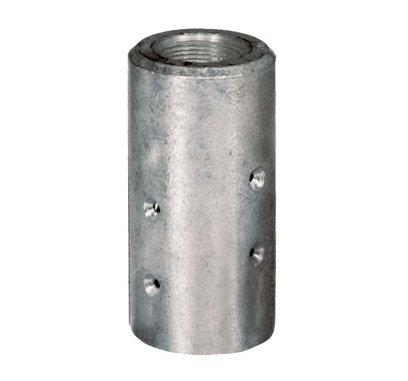 NH-AL050 by Kuriyama | NH-AL Series | Sandblast Coupling Nozzle Holder | 1/2" Hose ID | 1-1/16" Hose OD | Aluminum