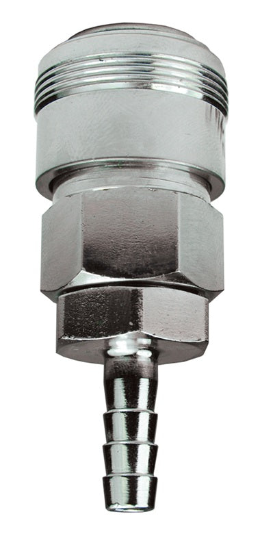 2NKS2 by Dixon Valve | Pneumatic Quick Disconnect Coupling | NK-Series | Hose Barb | 1/4" Hose ID x 1/4" Japanese Industrial Interchange | Socket | Nitrile Seal | Steel