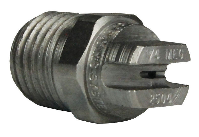NZ2504 by Dixon Valve | High Pressure Spray Nozzle | 1/4" Male NPT Inlet | 25Â° Spray Angle | Size 4 | Steel