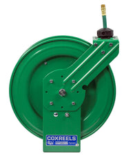 P-NP-350 by Coxreels | Nitro-Pro Series | 300 PSI Spring Driven Hose Reel for Nitrogen | 3/8" Hose ID, 3/8" FNPT Inlet x 3/8" MNPT Hose End | Steel | 50ft PVC Hose Included