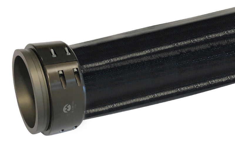 OFTRC-1000X660 OROFLEX® TERRAIN™ by Kuriyama | OFTRC Series | Discharge Layflat Hose Assembly | Polyurethane | with Oilfield Hose Couplings | 10" Size | Black | 660ft Length