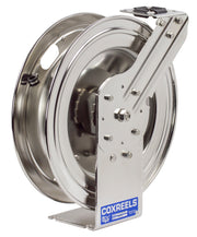 P-LPL-425-SS by Coxreels | P-SS Series | 300 PSI Spring Driven Hose Reel | 1/2" Hose ID, 1/2" FNPT Inlet | Stainless Steel | 25ft Capacity, Hose Not Included