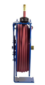 P-LP-415 by Coxreels | P Series | 300 PSI Spring Driven Hose Reel | 1/2" Hose ID, 1/2" FNPT Inlet x 1/2" MNPT Hose End | Steel | 15ft PVC Hose Included