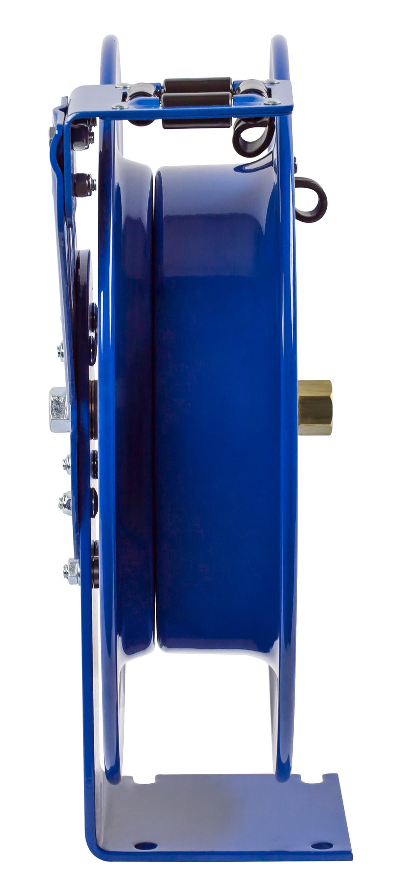 P-LPL-325-AL by Coxreels | Alumi-Pro Series | 300 PSI Spring Driven Hose Reel for Air & Water | 3/8" Hose ID, 3/8" FNPT Inlet | Aluminum | 25ft Capacity, Hose Not Included