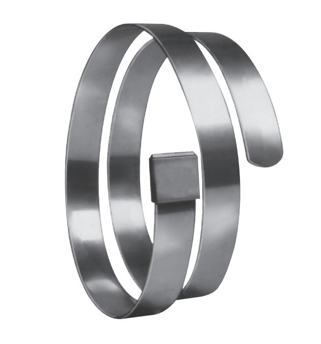 P130358 (PO-358) PUNCH-LOK® by PT-Coupling | Open-End Clamp | 7-1/4" Clamp ID | 3/8" Band Width | High Strength Galvanized Carbon Steel | 100 Pieces/Carton