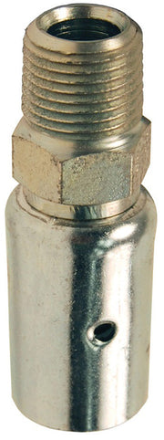 6P2 by Dixon Valve | Holedall® External Swage Uni-Range Male Coupling | 3/8" Male NPT | Hose OD: From 50/64" to 54/64" | Plated Carbon Steel