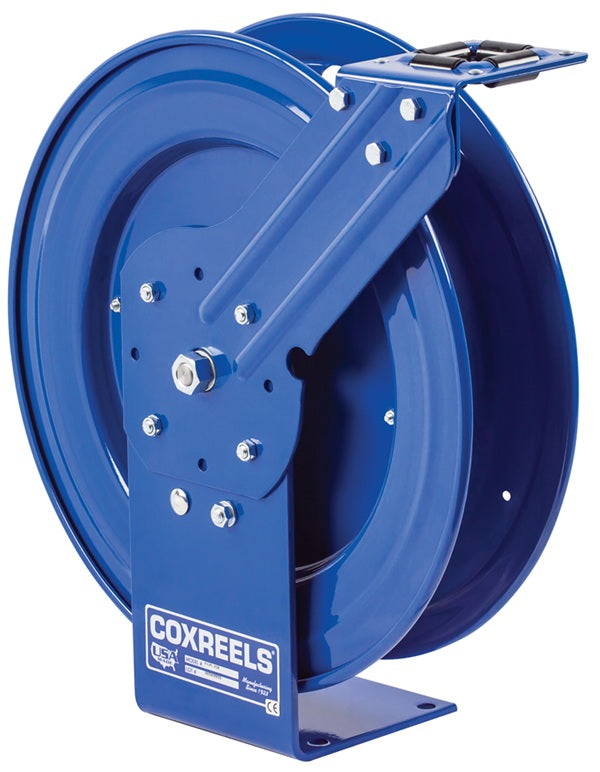 P2550N by Dixon Valve | P Series | Low Pressure Spring Driven Hose Reel - without Hose | 50ft of 1/4" Hose Capacity | Steel