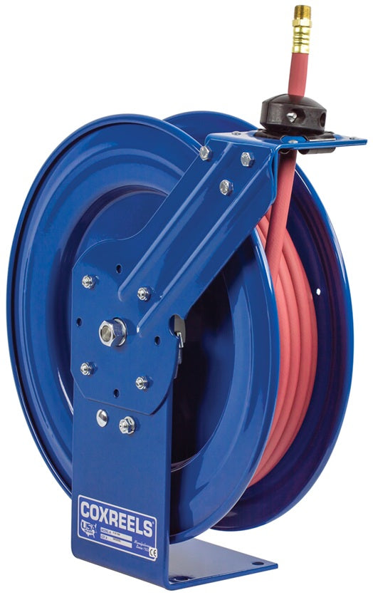 P3850 by Dixon Valve | P Series | Low Pressure Spring Driven Hose Reel - with Hose | 3/8" Hose ID | 50ft Hose Length