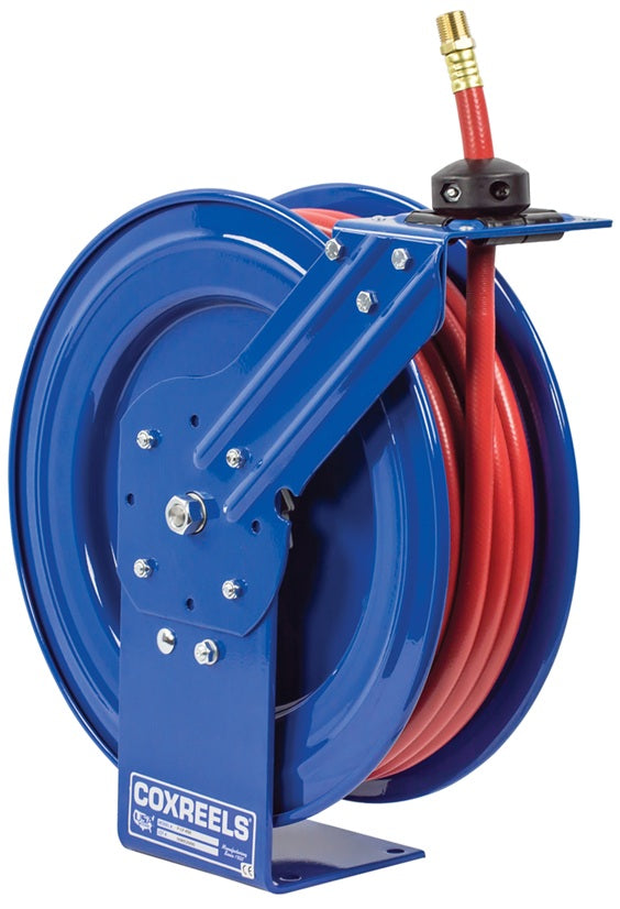 P5050 by Dixon Valve | P Series | Low Pressure Spring Driven Hose Reel - with Hose | 1/2" Hose ID | 50ft Hose Length