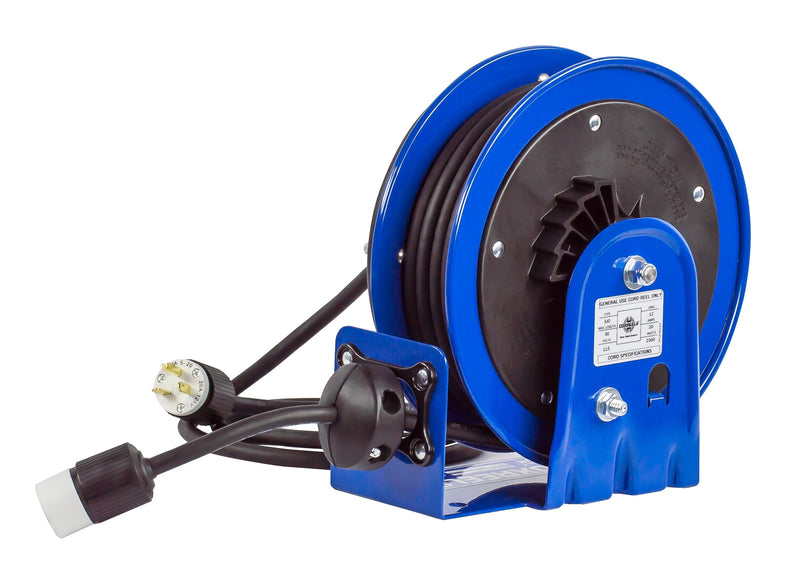 PC10L-3016 by Coxreels | PC10 Series | Spring Driven Cord Reel | 16/3 SJO Cord, 13A, 115V | Steel | 30ft Capacity, Cord Not Included