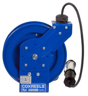 PC13-5016-H by Coxreels | PC Series | Spring Driven Power Cord Reel with Industrial Duty LED Light | 16/3 SJTO Cord, 13A, 115V | Steel | 50ft Cord Included