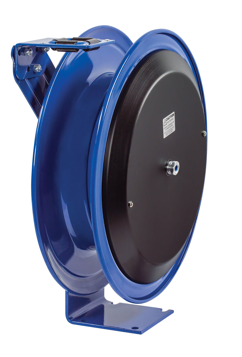 PC24L-0016 by Coxreels | PC Series | Spring Driven Cord Reel | 16/3 SJO Cord, 25A, 115V | Steel | 100ft Capacity, Cord Not Included