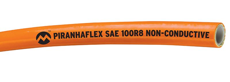 PF628NC-12BX Alfagomma Piranhaflex™ by Kuriyama | PF628NC Series | SAE 100R8 | Thermoplastic Hydraulic Hose | Non-Conductive | 3/4" ID | 1.050" OD | 2250 PSI | 50ft Length