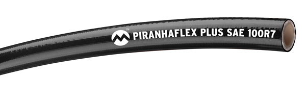 PFP354-06-250R Alfagomma Piranhaflex™ by Kuriyama | PFP354 Series | SAE 100R7 | Thermoplastic Hydraulic Hose + Slither® Cover | Conductive | 3/8" ID | 0.650" OD | 2250 PSI | 250ft Length