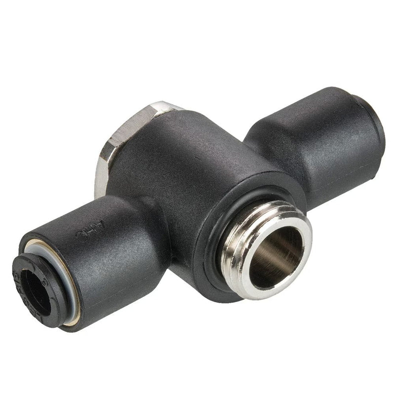 32PLPDJ-6M-4G by Parker | Prestolok PLP Composite Push-to-Connect Fittings | Modular Fitting | 17mm Hex | 26.5mm Length (L/2) | Glass-Reinforced Nylon | Pack of 10