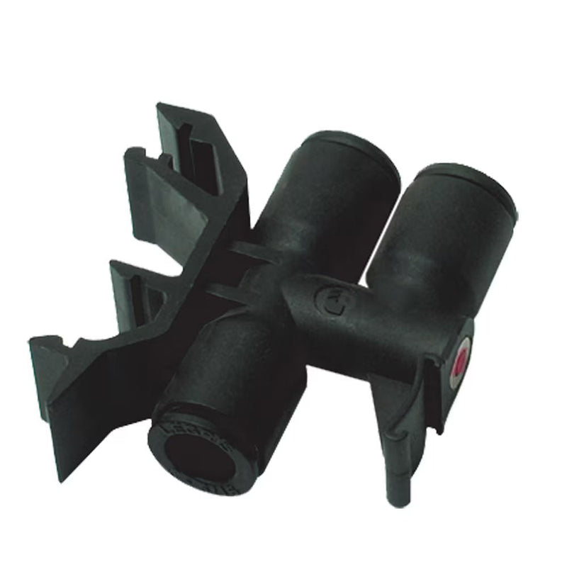 32PLPDRC-8M by Parker | Prestolok PLP Composite Push-to-Connect Fittings | Tube to Tube Fittings | 8mm 3-Tube Rail Connector | 14.5 Length (L) | Glass-Reinforced Nylon | Pack of 5