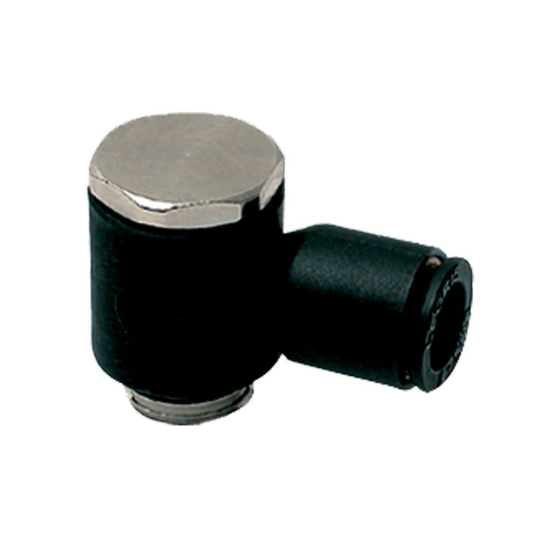 369PLPBJ-12M-8G by Parker | Prestolok PLP Composite Push-to-Connect Fittings | Modular Fitting | 12mm Banjo x 1/2" Male BSPP Thread | 25mm Hex | 36.5mm Length (L2) | Glass-Reinforced Nylon | Pack of 10