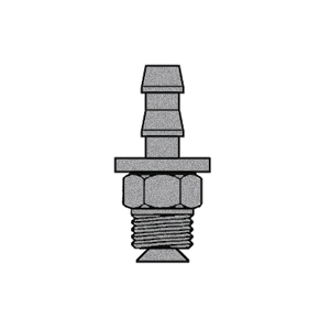 B-290-0510C Breco by Foster | 5/16" Push-Lock x 3/8" Male Inverted Flare | Swivel | Straight