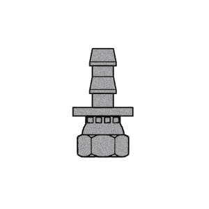 B-280-0604C Breco by Foster | 3/8" Push-Lock x 1/4" Female NPSM w/ Gasket | Straight