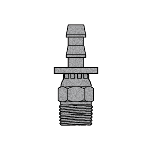 B-271-0404C Breco by Foster | 1/4" Push-Lock x 1/4" Male NPTF Thread | Swivel | Straight