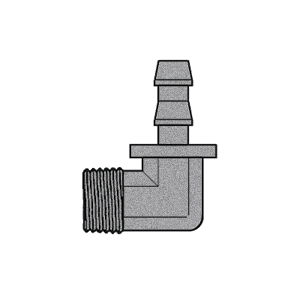 B-273-0604C Breco by Foster | 3/8" Push-Lock x 1/4" Male NPTF | 90° Elbow