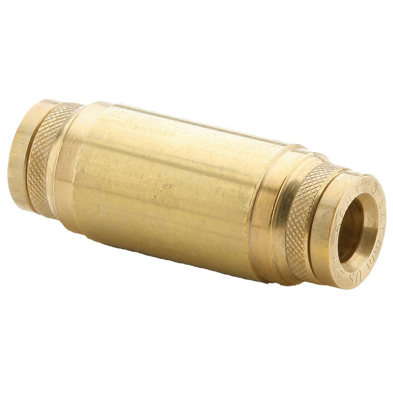 HPMTB6 by Parker | Tube to Tube Fitting | Union | 6 mm Push-to-Connect | 45.2 mm Length | Straight | Brass | Pack of 10