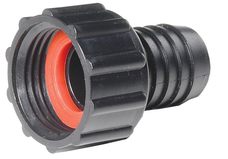 PPCF76 by Dixon Valve | Tuff-Lite® | Short Shank Fitting | 3/4" Female GHT x 3/4" Hose ID | Polypropylene
