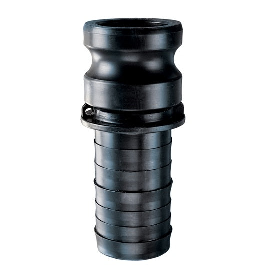 PPE125 by Kuriyama | PPE Series | Part E | Cam & Groove Fitting | 1-1/4" Adapter x 1-1/4" Hose Barb | Polypropylene