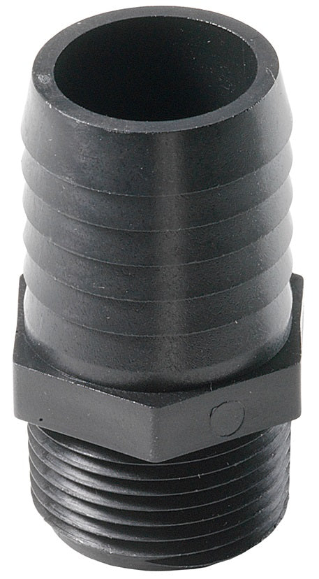 PPN64 by Dixon Valve | Tuff-Lite® | Male Tubing Insert | 1/2" Male NPT x 3/4" Hose ID | Polypropylene