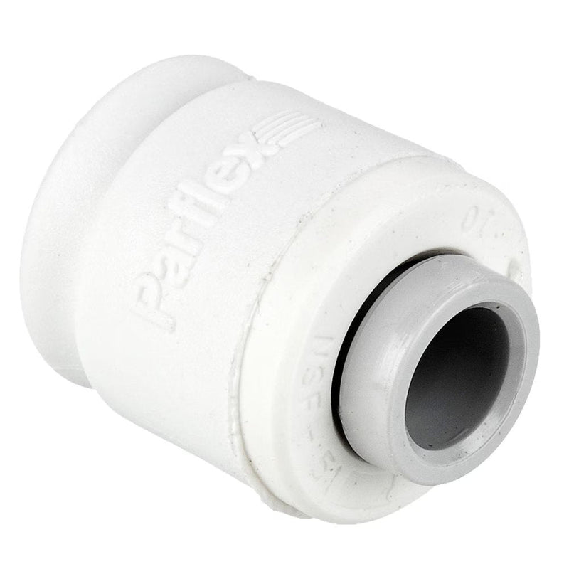 PP6CAP by Parker | TrueSeal™ Accessories | 3/8" Push-to-Connect | .88" Length | Cap | White | Polypropylene