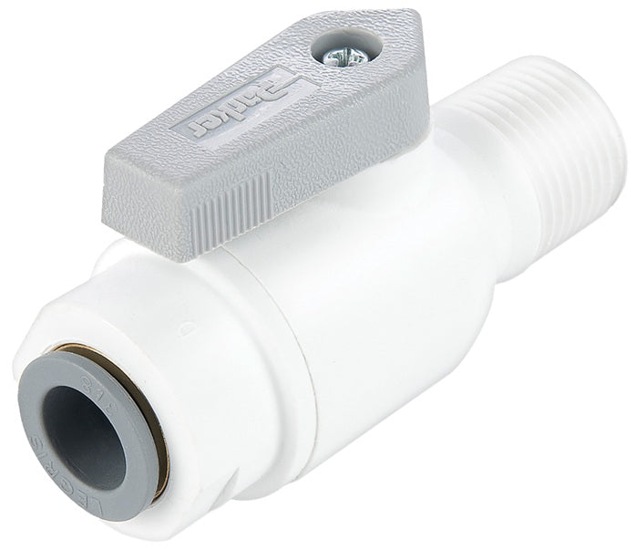 PP4VMC6-MG by Dixon Valve | TrueSeal™ Ball Valve | 3/8" Male NPTF x 1/4" Tube OD | Polypropylene