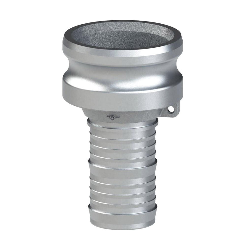 60242015 (20X15E) by PT-Coupling | Reducing Cam & Groove Fitting | Type E | 2" Adapter x 1-1/2" Hose Shank | Aluminum