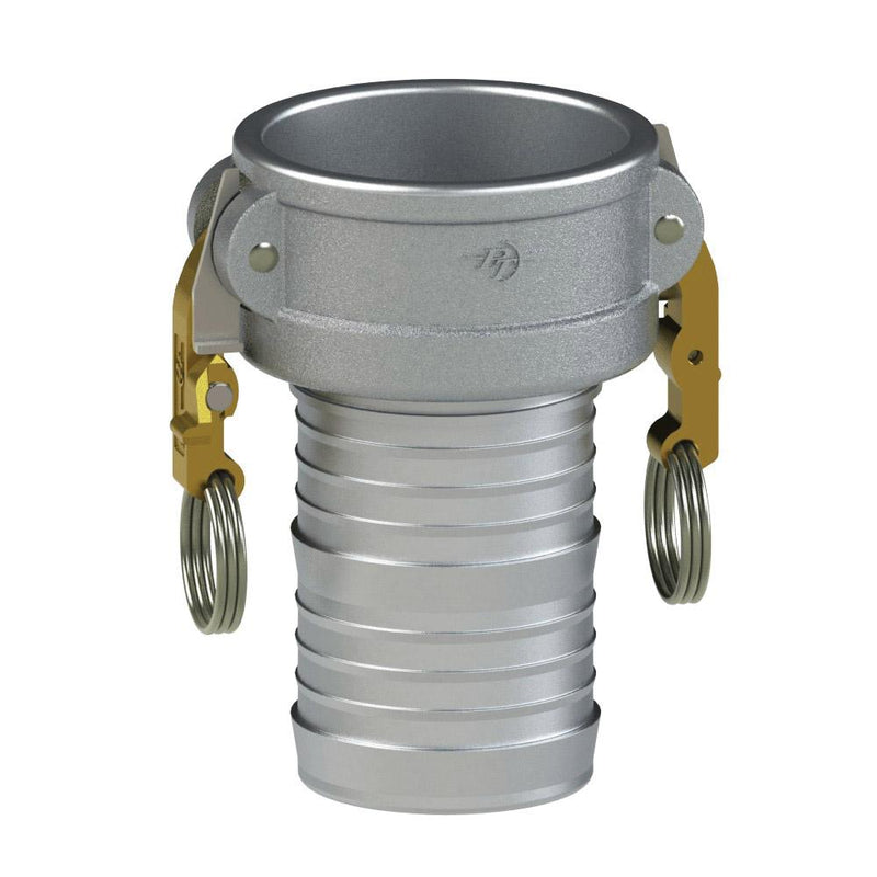 1070310L2 (10C SLII) by PT-Coupling | STA-LOK® II Cam & Groove Fitting | Type C | 1" Coupler x 1" Hose Shank | Aluminum/SLB | Buna-N Seal