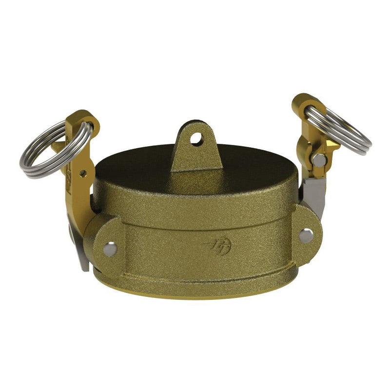 1201125L2 (25V SLII) by PT-Coupling | STA-LOK® II Cam & Groove Dust Cap | Type V | 2-1/2" Coupler | Brass/SLB
