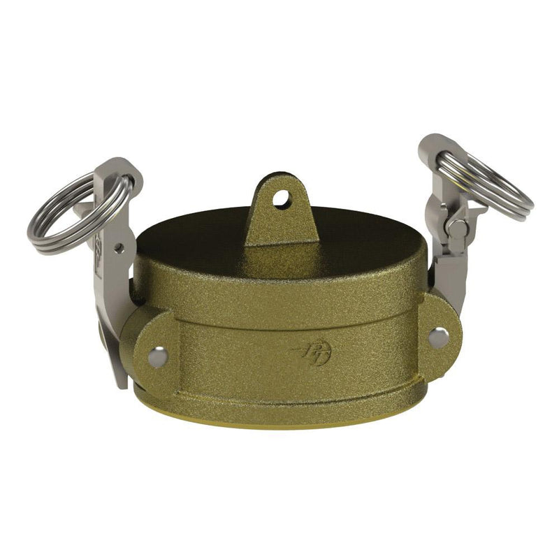 1291120L2 (20V SLII) by PT-Coupling | STA-LOK® II Cam & Groove Dust Cap | Type V | 2" Coupler | Brass/SLS