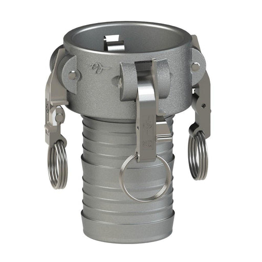 1400360H (60CHD) by PT-Coupling | Heavy Duty Cam & Groove Fitting | Type CHD | 6" Coupler x 6" Hose Shank | 316 Stainless Steel | Buna-N Seal