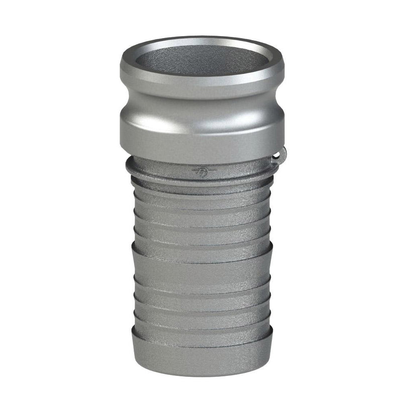 2000501 (E05E) by PT-Coupling | Cam & Groove Fitting | Type E | 1/2" Adapter x 1/2" Hose Shank | Hard Coat Aluminum