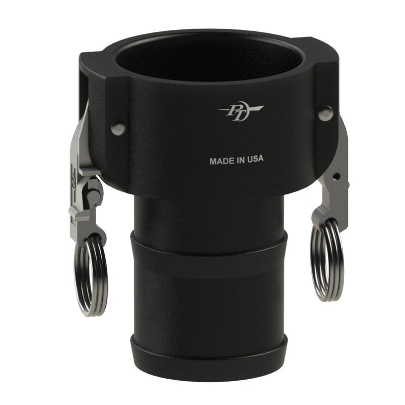 2700320L2 (20C SLII) by PT-Coupling | STA-LOK® II Cam & Groove Fitting | Type C | 2" Coupler x 2" Hose Shank | Polypropylene | Buna-N Seal