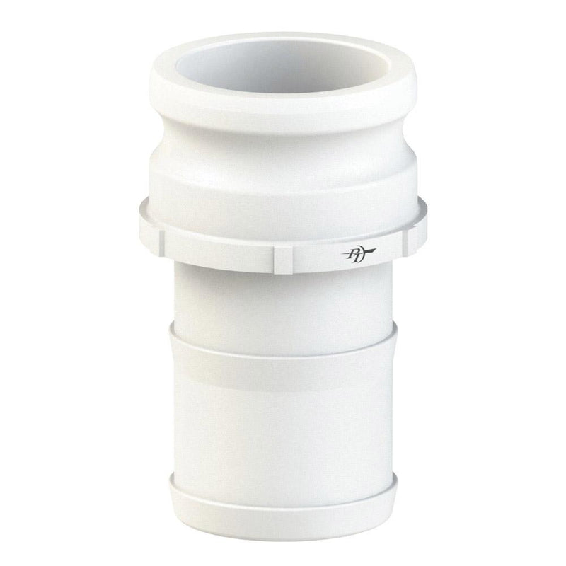 2770507 (07E) by PT-Coupling | Cam & Groove Fitting | Type E | 3/4" Adapter x 3/4" Hose Shank | Food Grade Polypropylene