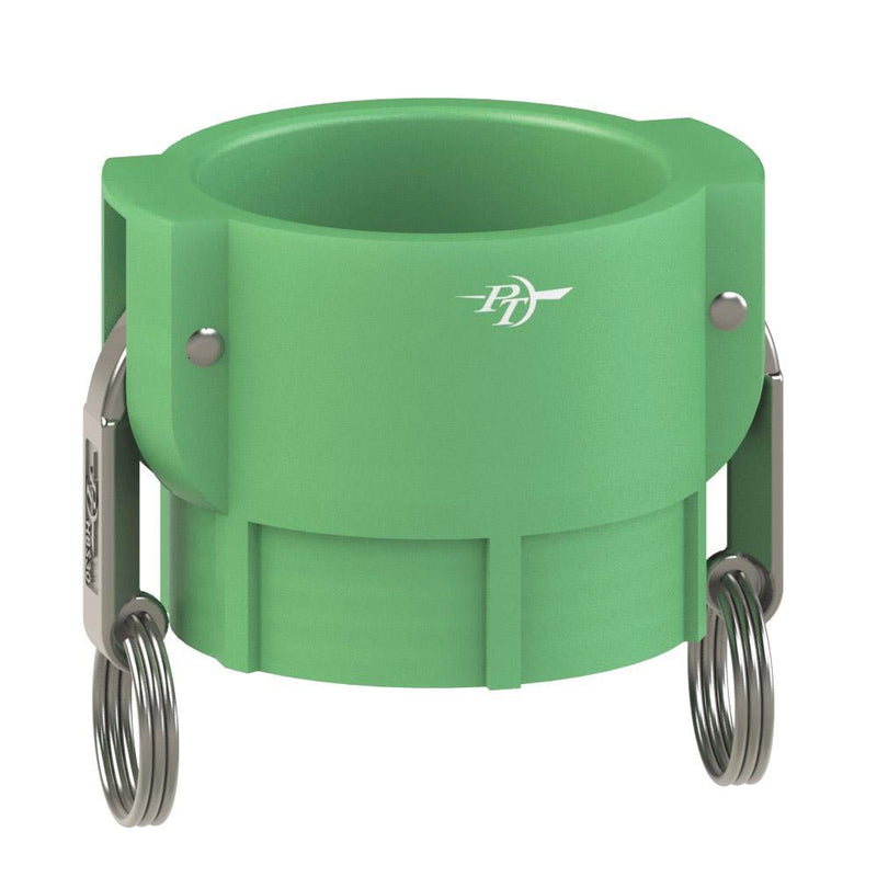 2900410 (10D) by PT-Coupling | Cam & Groove Adapter | Type D | 1" Coupler x 1" Female NPT | Nylon | Buna-N Seal