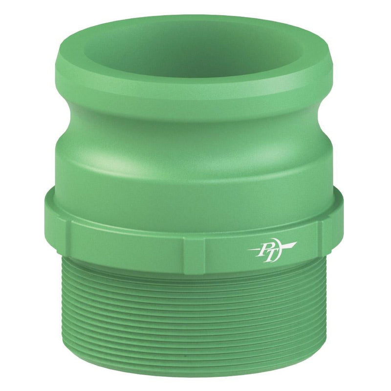 2900620 (20F) by PT-Coupling | Cam & Groove Adapter | Type F | 2" Adapter x 2" Male NPT | Nylon