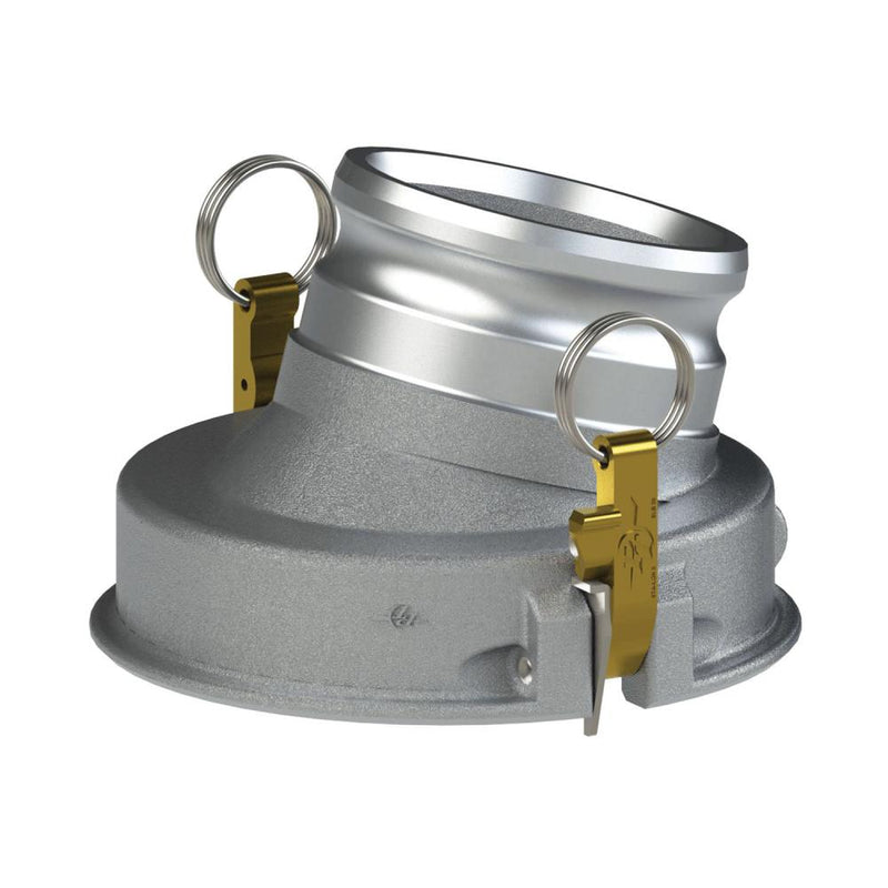 3604400L2 (DA-4) by PT-Coupling | Petroleum Handling Cam & Groove Adapter | Type DA | STA-LOK® II Drop Adapter Assembly | 4" API Coupler x Adapter