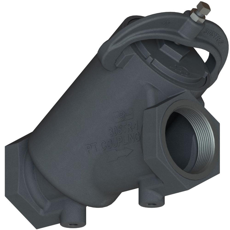 38894000 (40STR) by PT-Coupling | Type STR-Y | In-Line Y-Strainer | 4" Size | 125 PSI Max | Ductile Iron