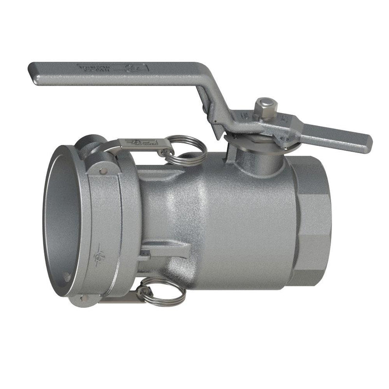 44000342V (MD40D) by PT-Coupling | MAXI-DRY® Dry Disconnect Coupler | Type MDD | 4" Coupler x 4" Female NPT | Stainless Steel | Viton Seal