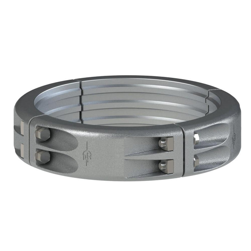 50561 (60HD2 Clamp Assembly) by PT-Coupling | Lay-Flat Fluid Transfer HD2 Segmented Bolt Clamp | 6" Size | Aluminum