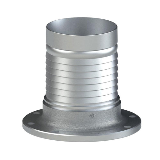 5744003 (40TTFC50AL) PROGRIP™ by PT-Coupling | Type TTFC50 | C50 External Crimp Fitting | 4" Fixed TTMA Flange x 4" Crimp Hose Shank | Aluminum