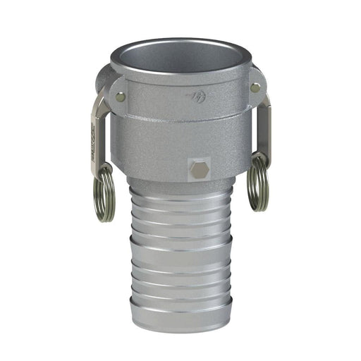 60234000 (40CSV) by PT-Coupling | Swivel Cam & Groove Fitting | Type CSV | 4" Swivel Coupler x 4" Hose Shank | Aluminum | Viton Seal