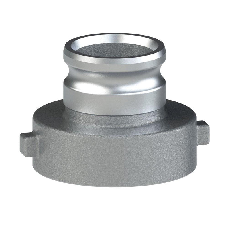 60462050 (TCA20X50) by PT-Coupling | Reducing Cam & Groove Adapter | Type TCA | 2" Adapter x 5" Female Tank Car Thread | Aluminum